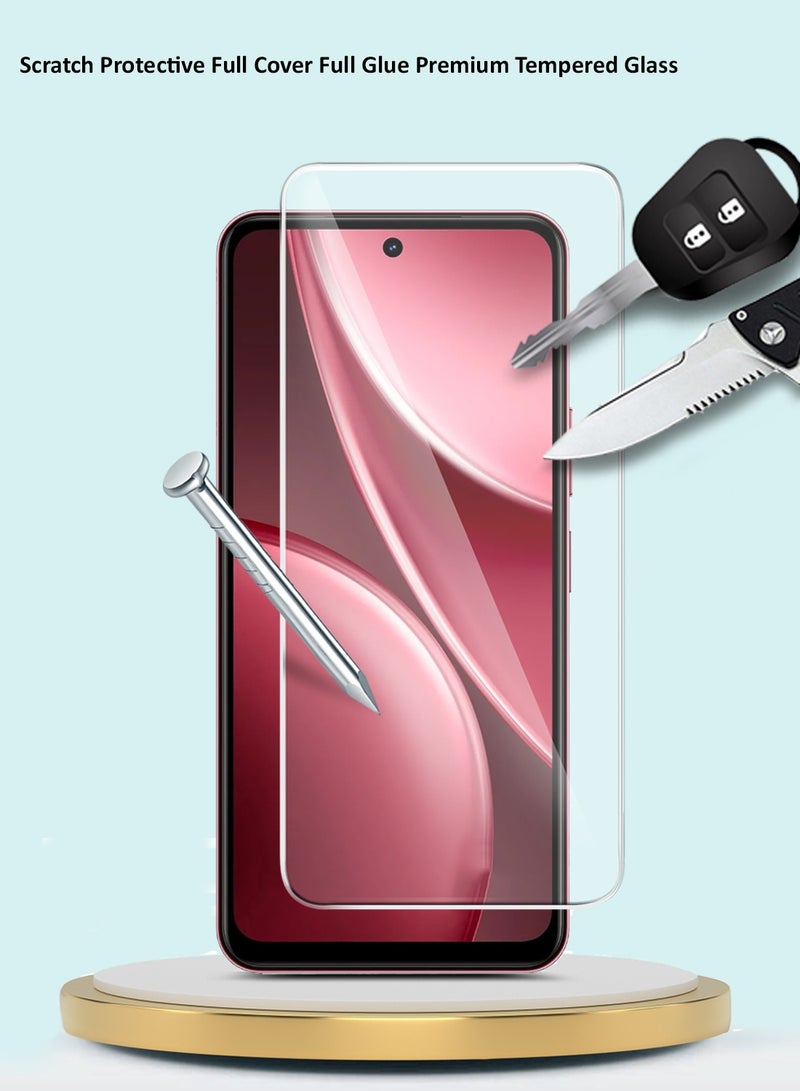 GMAX vivo Y31 / vivo Y31 Pro 5G 2025 GMAX Premium Series Curved Edges 9H 2.5D Tempered Glass Screen Protector - Clear - Image 3